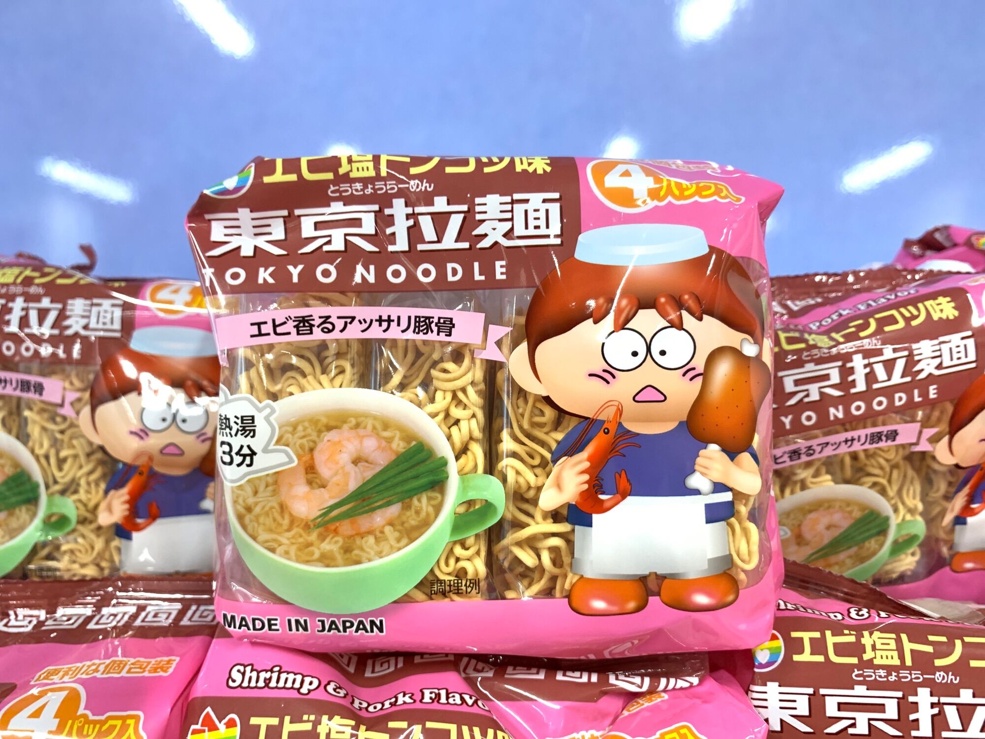 [Ichiban Market] Mì Gói Tokyo Vị Tôm Và Thịt Heo 30g x 4 gói