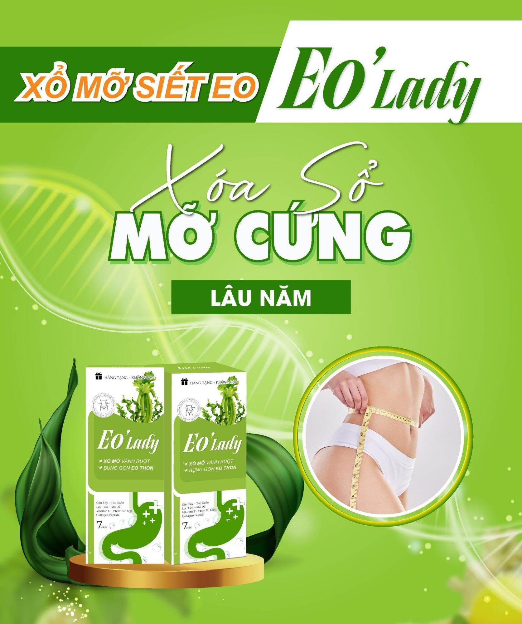 Trà eo lady giảm mỡ bụng chính hãng