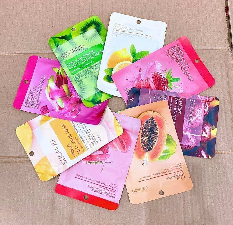 Lẻ 1 miếng mặt nạ trái cây nội địa trung