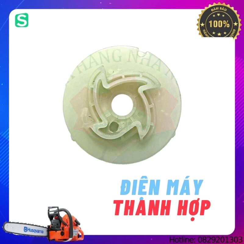 Puly/ buli/ buly giật máy cưa xích husqvarna 353 chính hãng. phụ kiện máy cưa xích, máy cưa gỗ