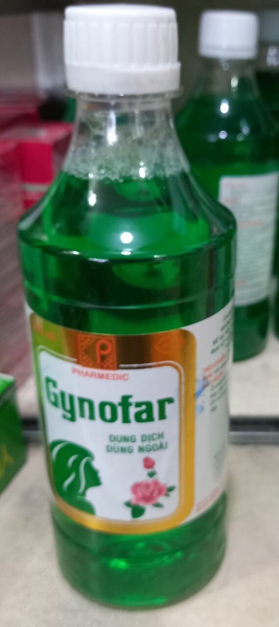 GYNOFAR DUNG DỊCH VỆ SINH PHỤ NỮ CHAI 500ML