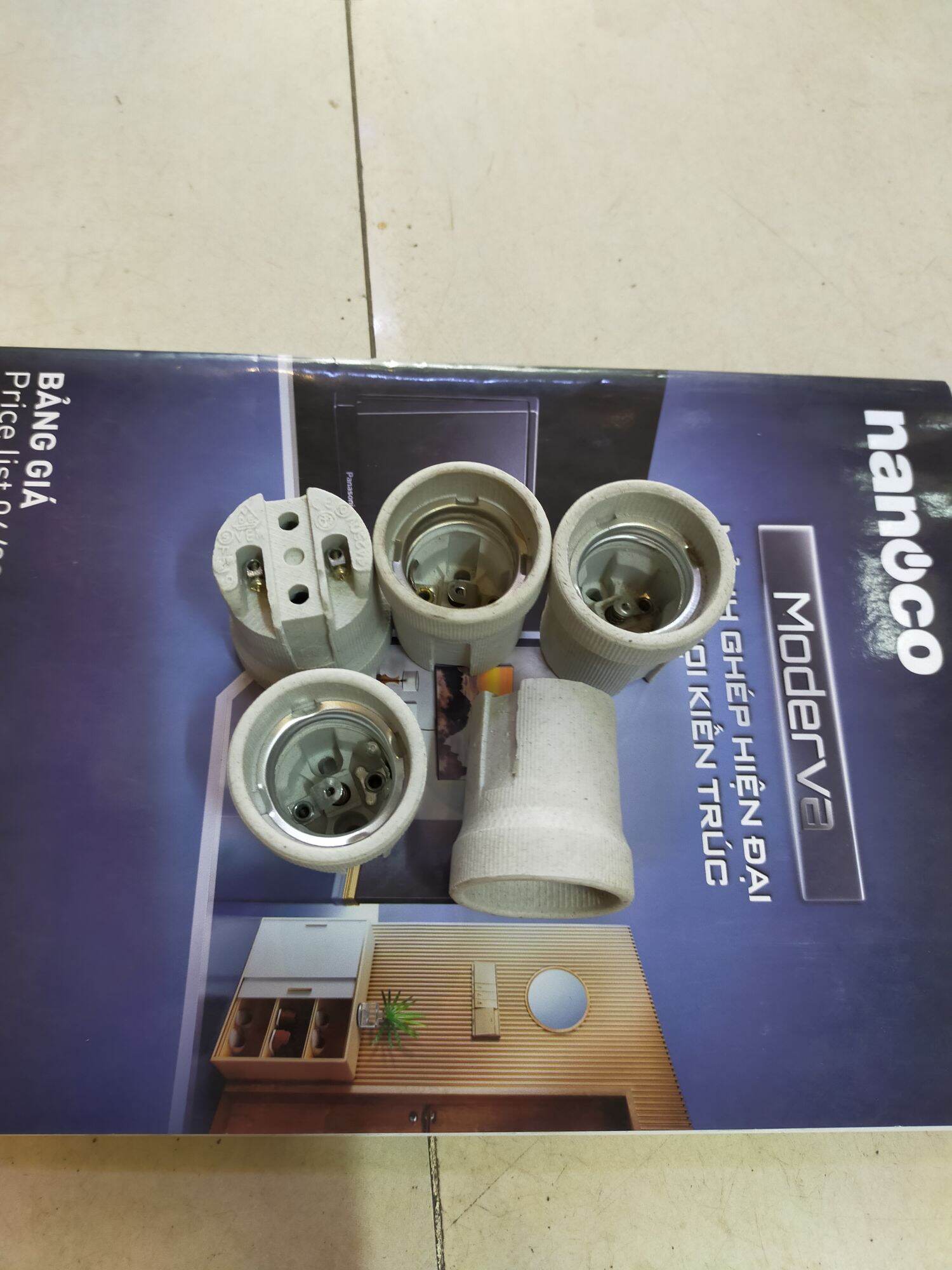 Combo 5 đui sứ e27