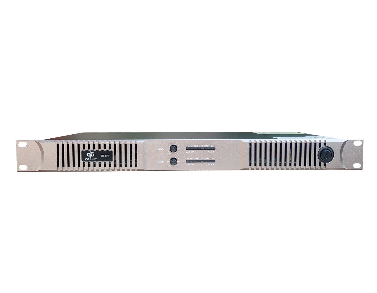 Main đẩy công suất QT Acoustic SE600 - Hàng chính hãng, đánh siêu căng đôi loa full 30 - công suất 600w/kênh, mạch class D, nguồn xung