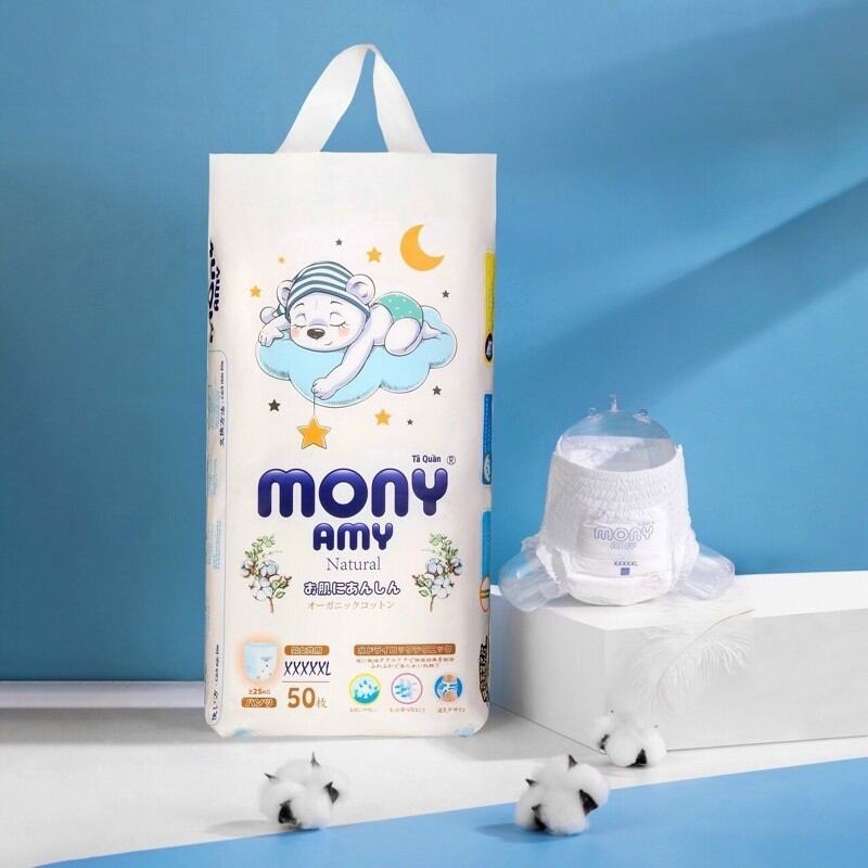 (freship)Bỉm Quần MONY AMY phom bo mông siêu mềm siêu thấm hút