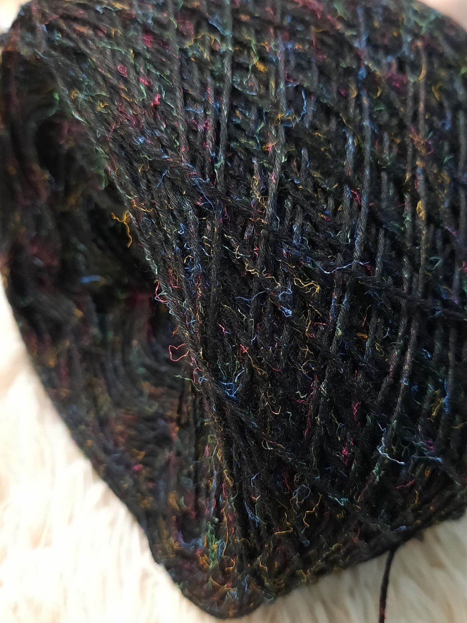 100gr (nhiều màu) Sợi cotton phẩy, len phẩy (len hoa) các loại