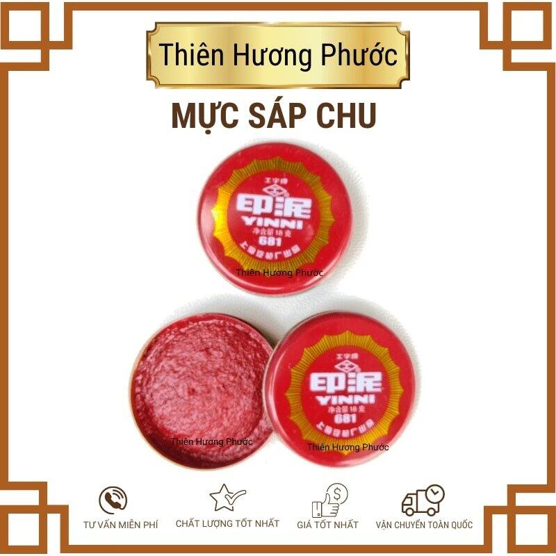 Mực chu sa phong thủy màu đỏ vàng