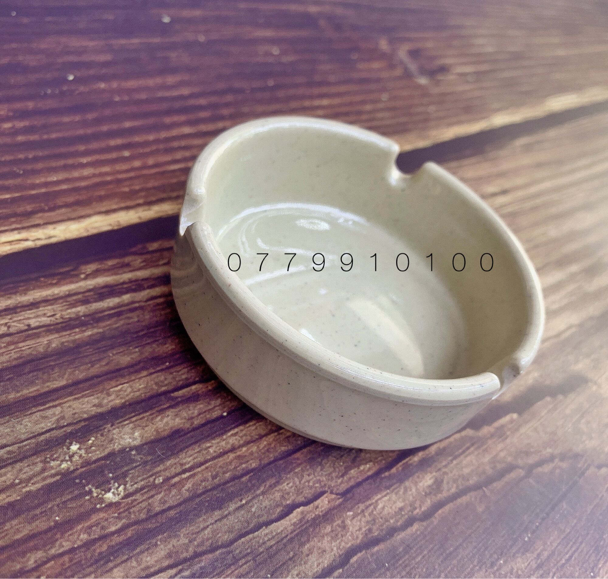 [HCM]Gạt tàn melamine Thailand tròn 8x8x3cm