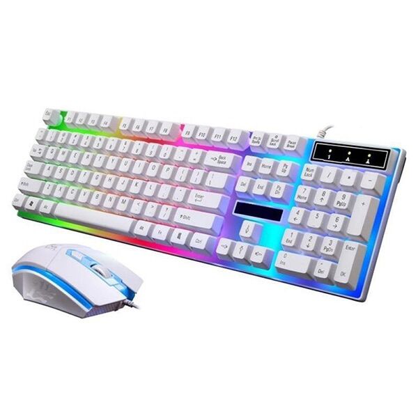 Combo phím chuột G21 led 7 màu gaming bảo hành 12 tháng