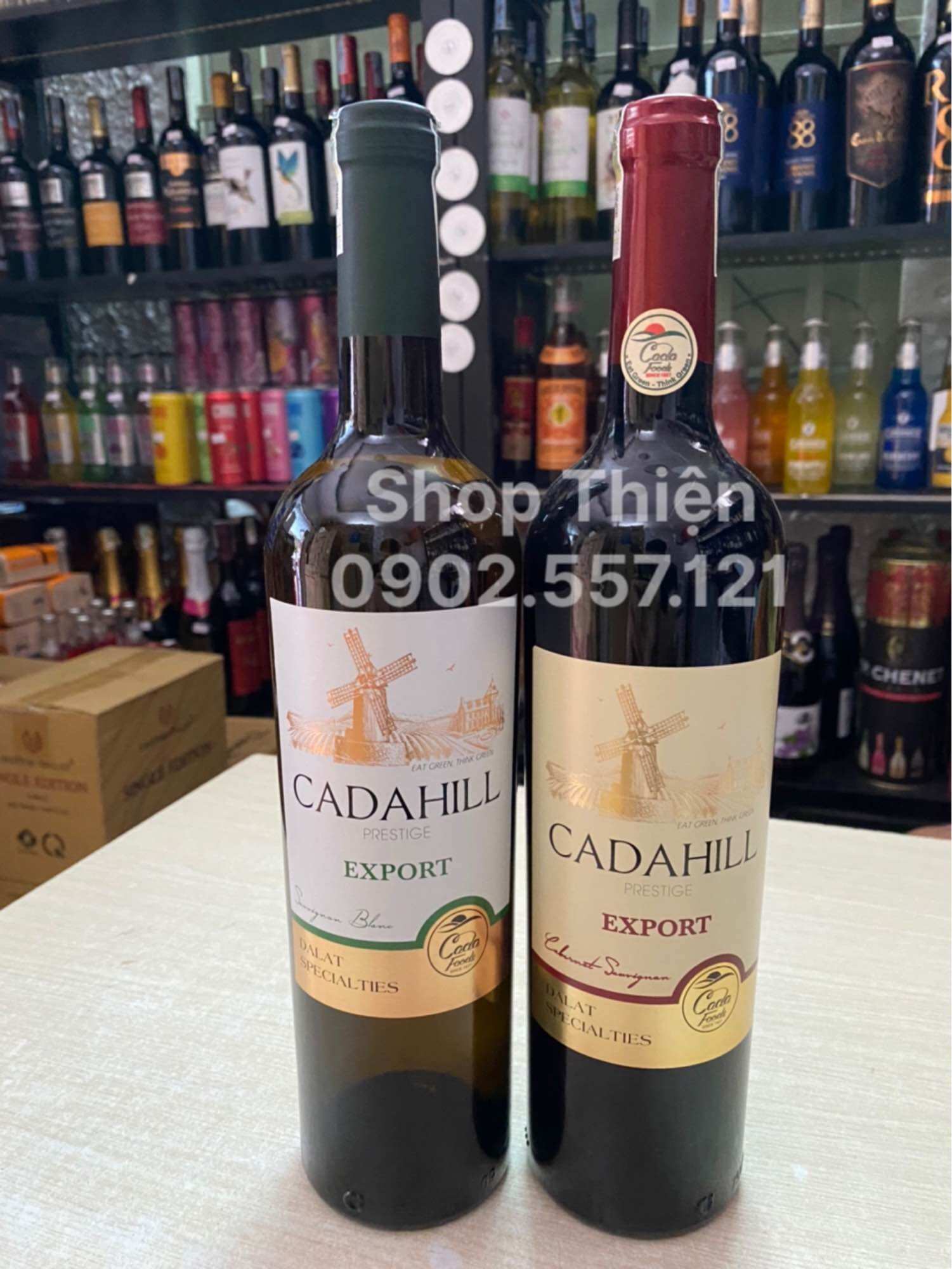Vang Đà Lạt Đỏ CADAHILL EXPORT 13.5% 750ml
