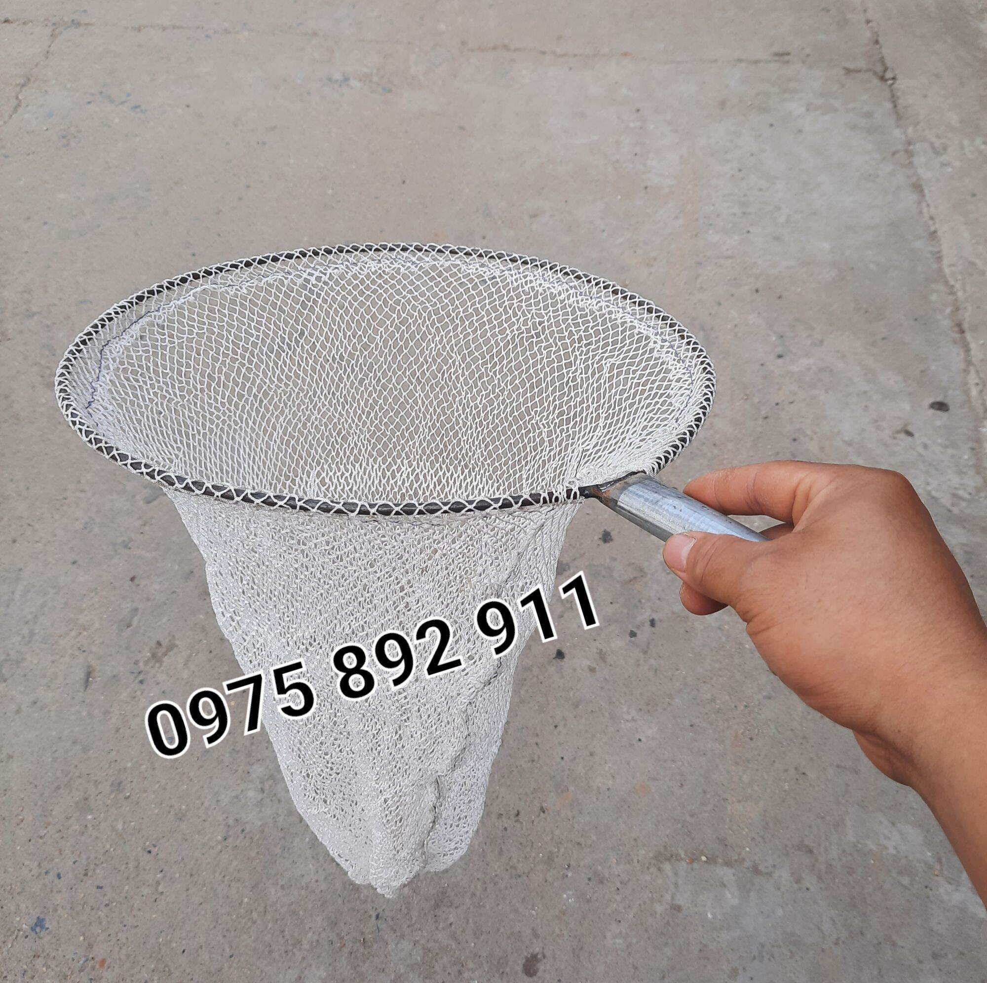 Vợt xúc ốc ếch cá lươn - lưới dù đài loan