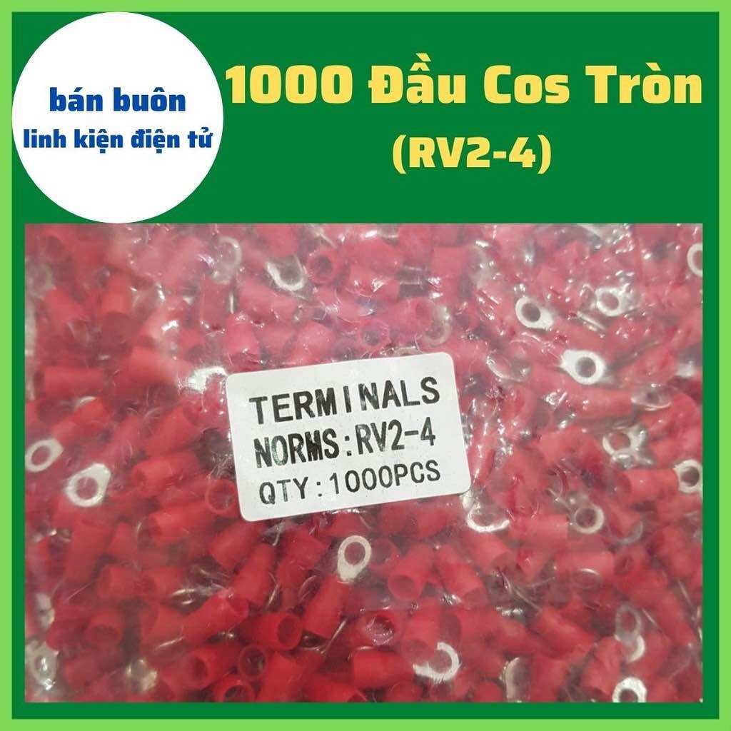 Đầu cos tròn RV2-4 túi 500cái