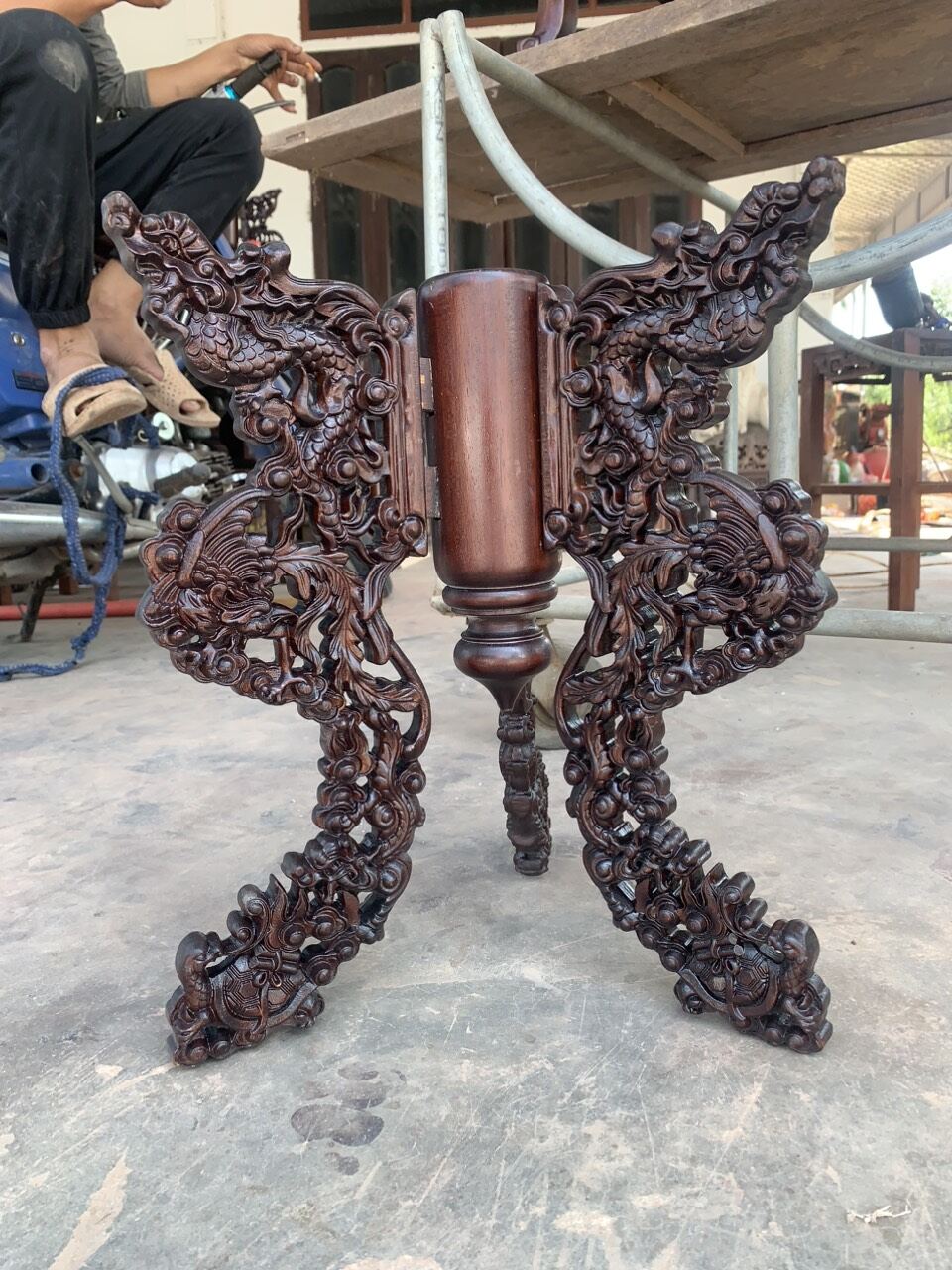 Trò kê đồ sứ,mâm ngũ quả