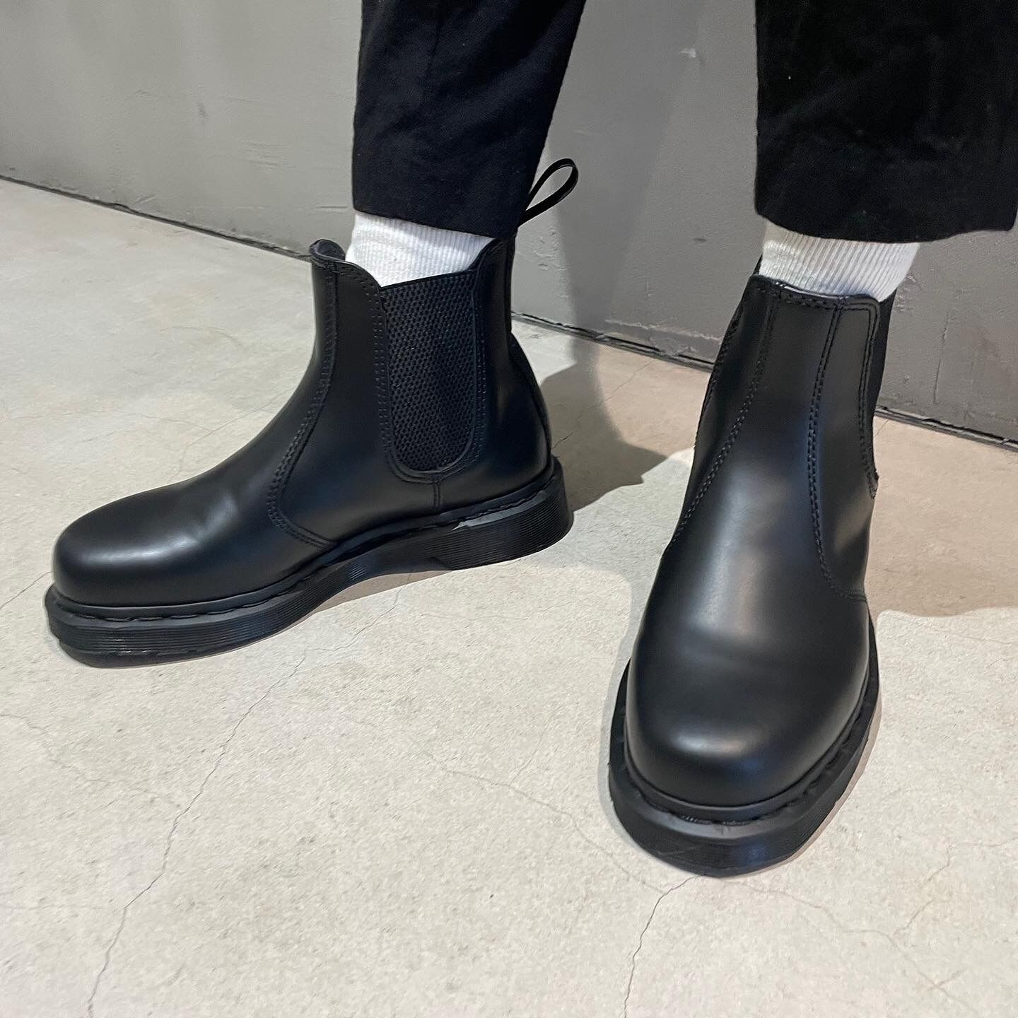 Giày cao cổ 2976 mono smooth leather chelsea boots 25685001