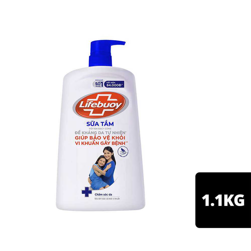 Sữa tắm lifebuoy chăm sóc da chai 1.1kg