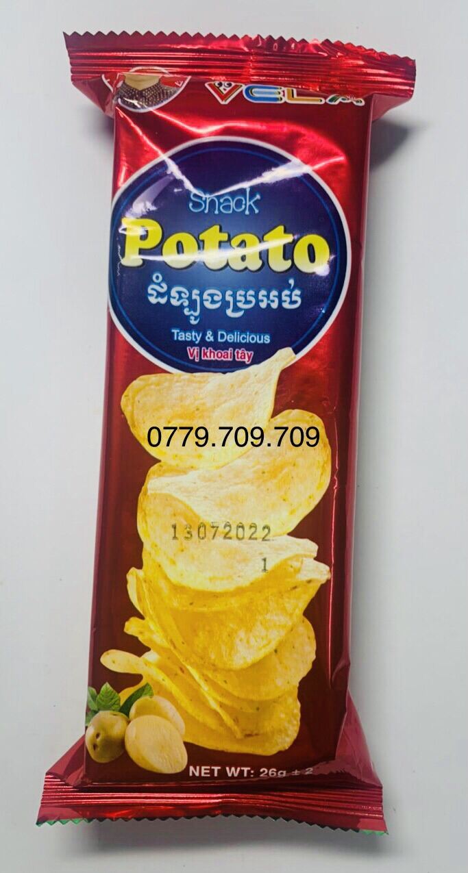 Snack potato lốc xoáy vela ăn vặt đậm đà vị khoai tây, giòn, ngon - ảnh sản phẩm 4