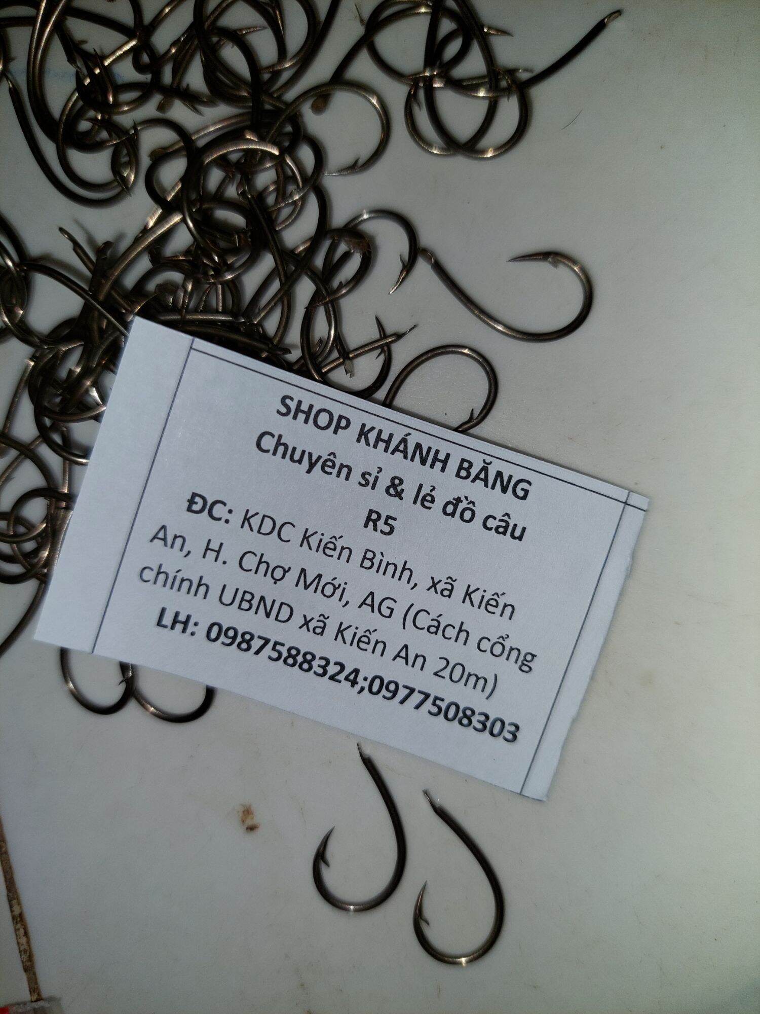 LƯỠI CÂU CẮM CÁ LÓC ẾCH R5 THÉP SIÊU BÉN