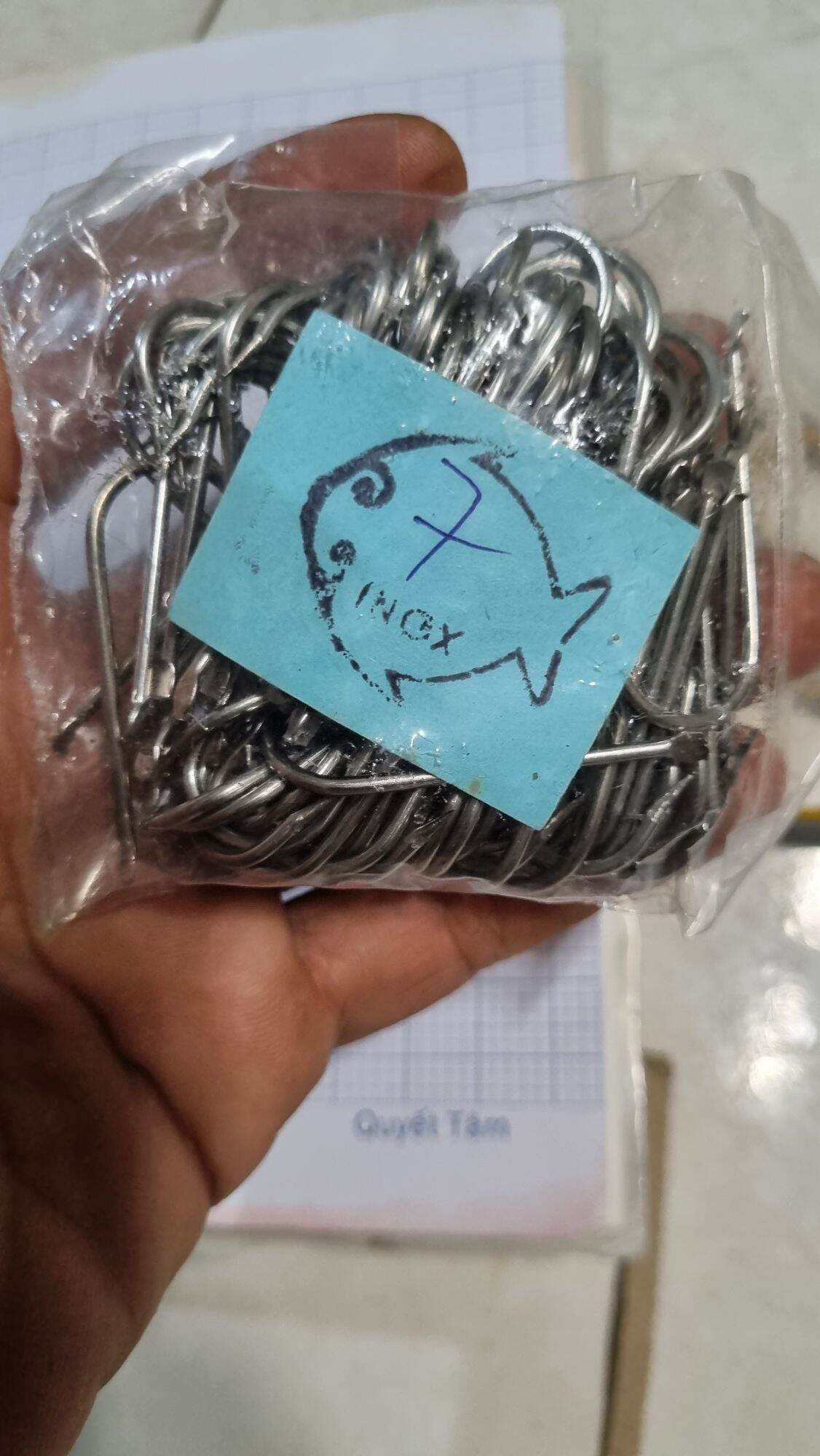 LƯỠI CÂU INOX  SỐ 7 SĂN HÀNG KHỦNG