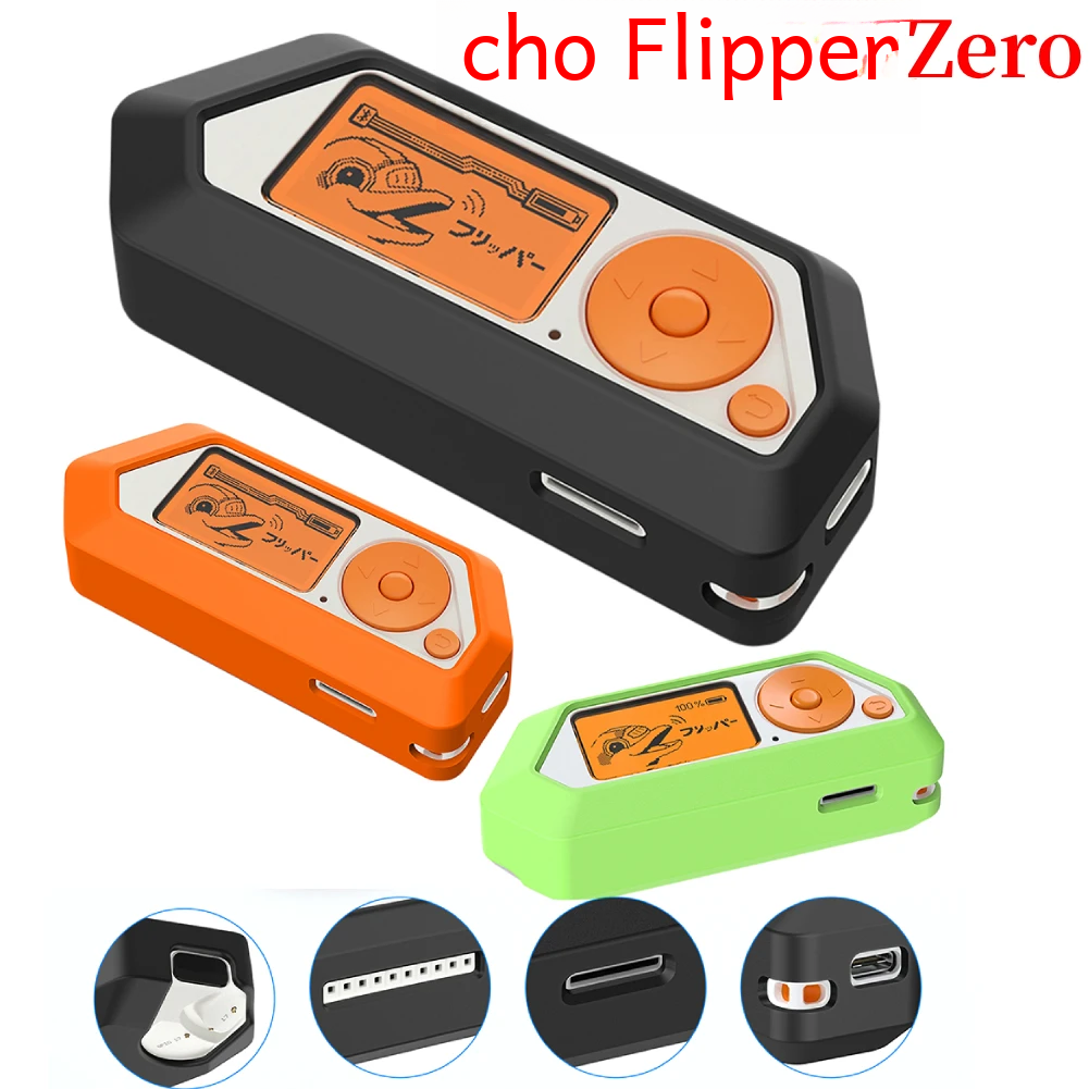 Flipper Zero Silicone Bảo Vệ Chống Trơn Trượt Chống Sốc Tay Cầm Chơi Game Dành Cho Flipper Zero Phụ 