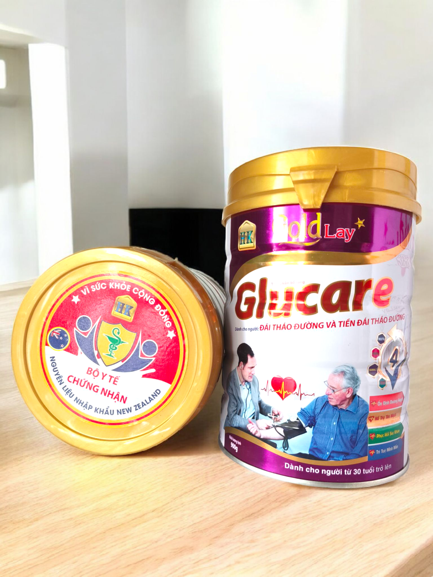 Sữa tiểu đường goldlay glucare 900g dinh dưỡng cho người tiểu đường, tiền tiểu đường
