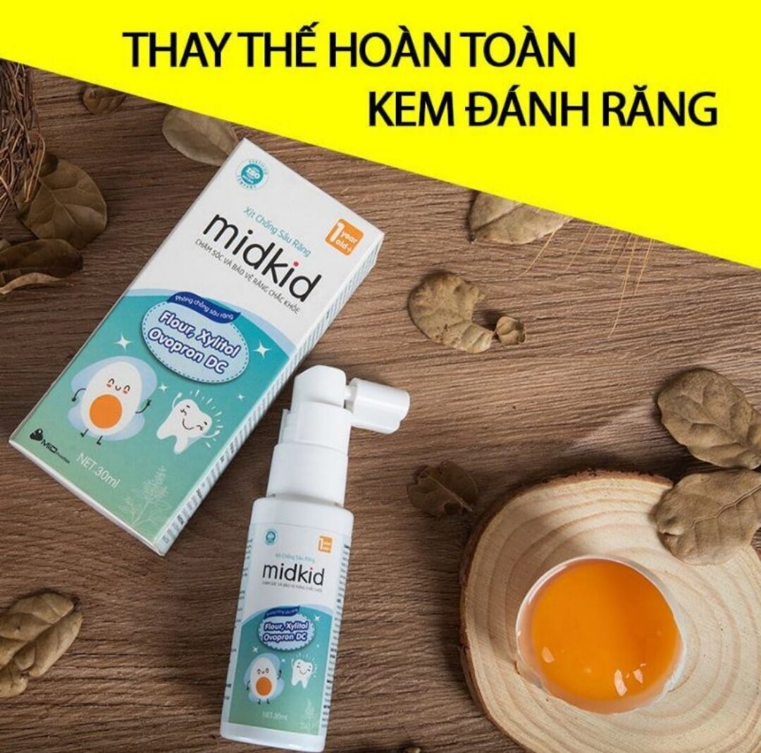 XỊT CHỐNG SÂU RĂNG MIDKID