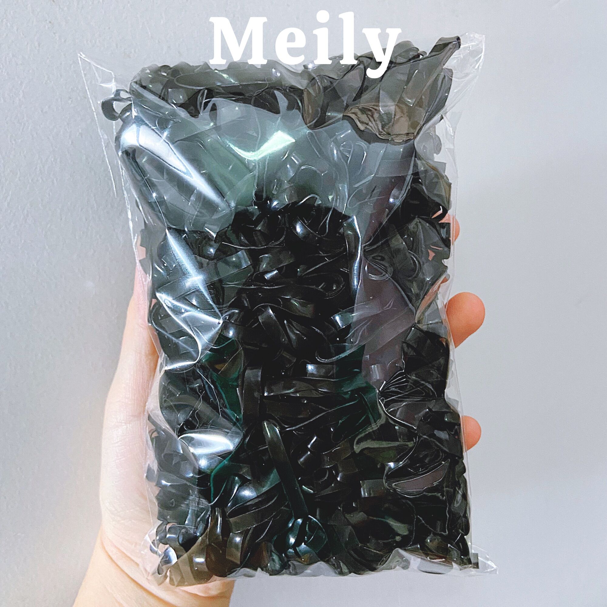 50gr / 100gr thun chun đen cột tóc bản to loại 1 Meily Store