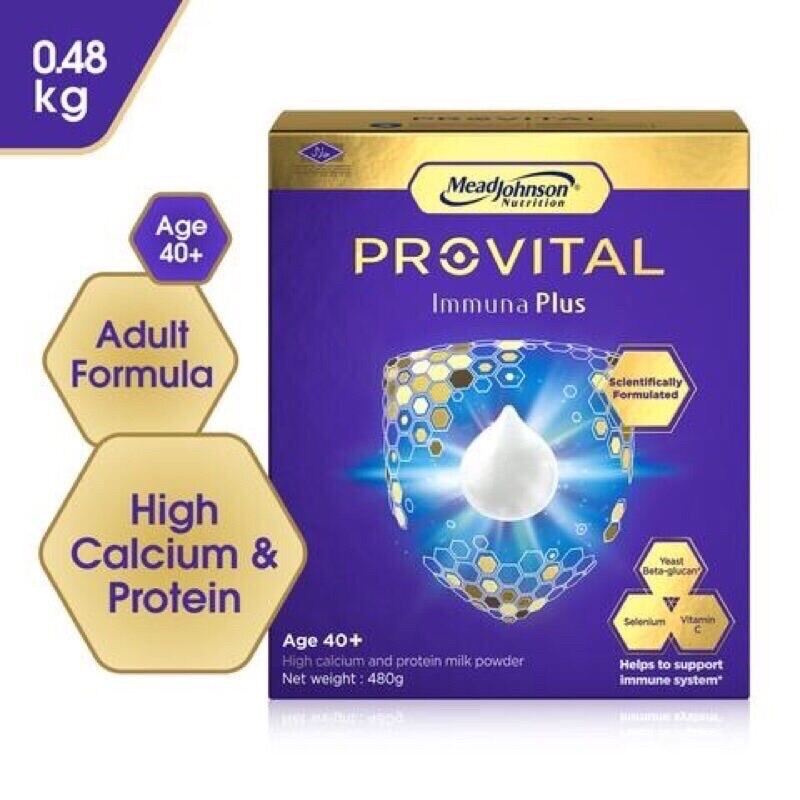 HSD 03 2024 Sữa bột Provital hộp 480g 960g cho người lớn tuổi và trưởng