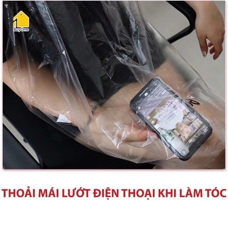 Áo choàng nhuộm tóc nilon sử dụng 1 lần
