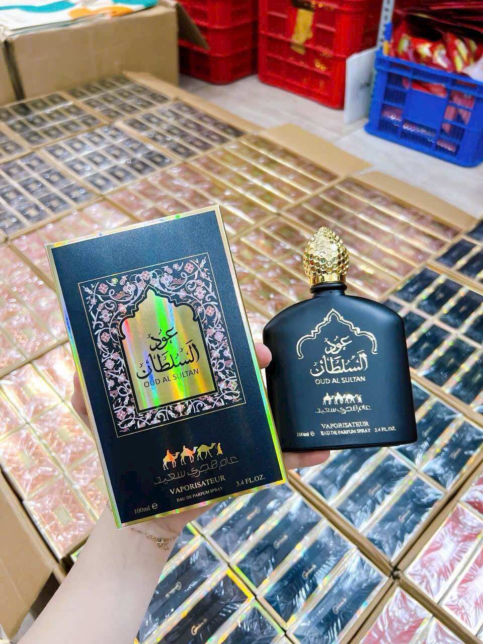 Nước hoa nam dubai oud al sultan 100ml màu đen