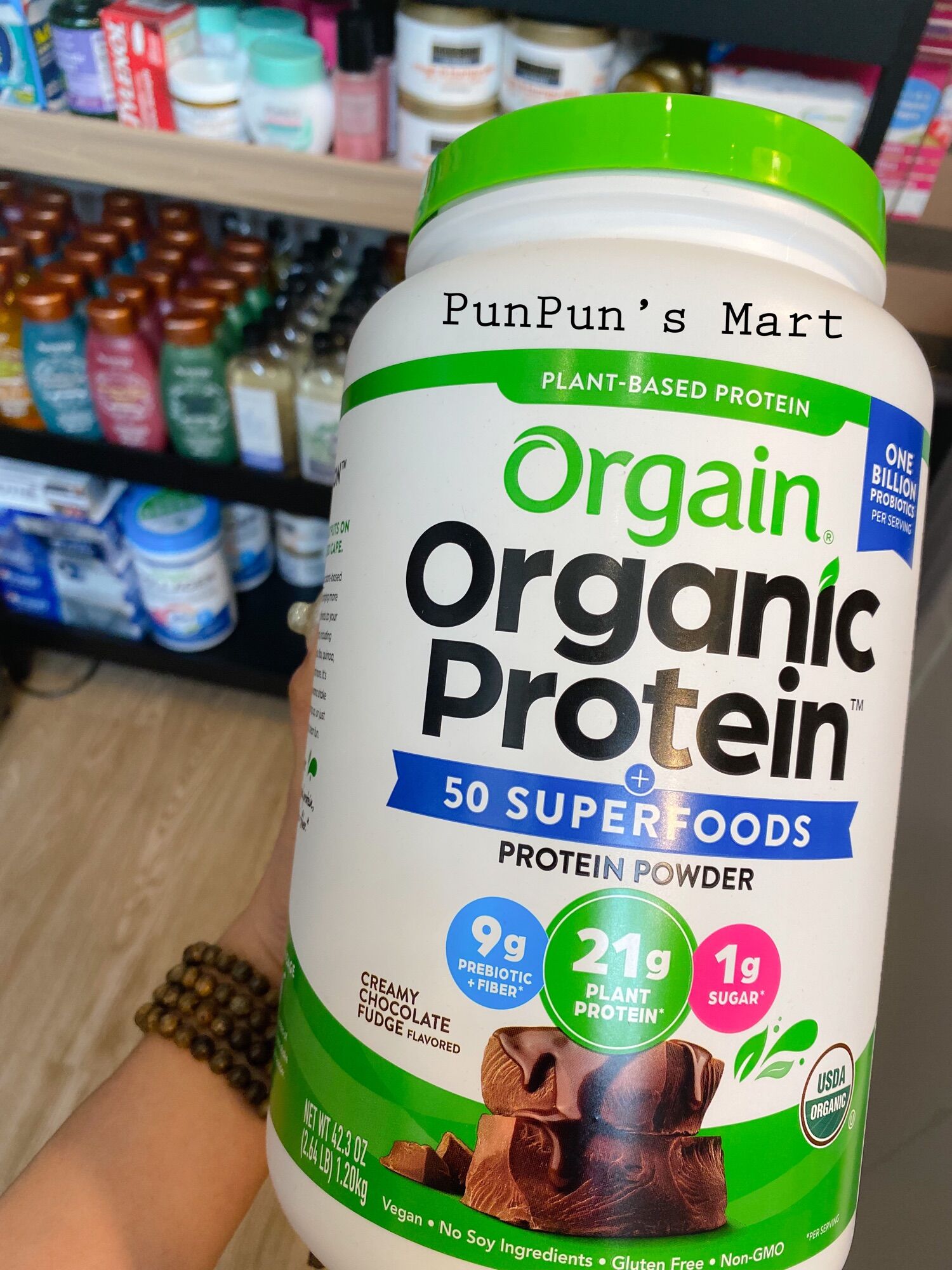 (HÀNG MỸ-AIR-BILL date 11/2023) Bột Protein hữu cơ Orgain Organic Protein 1242g