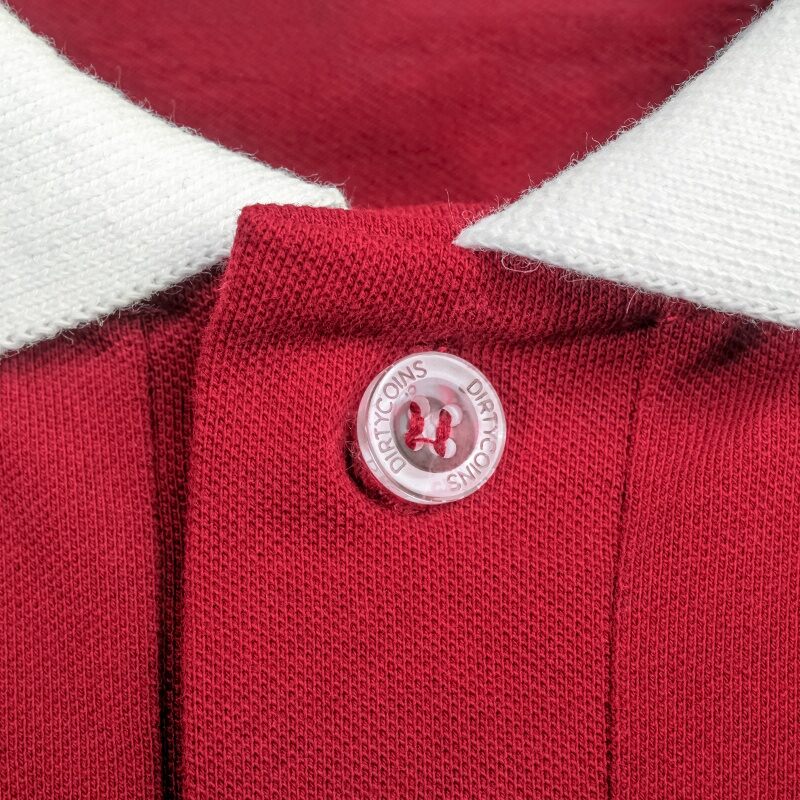 Áo Polo Dirty coins - Đỏ - Local Brand