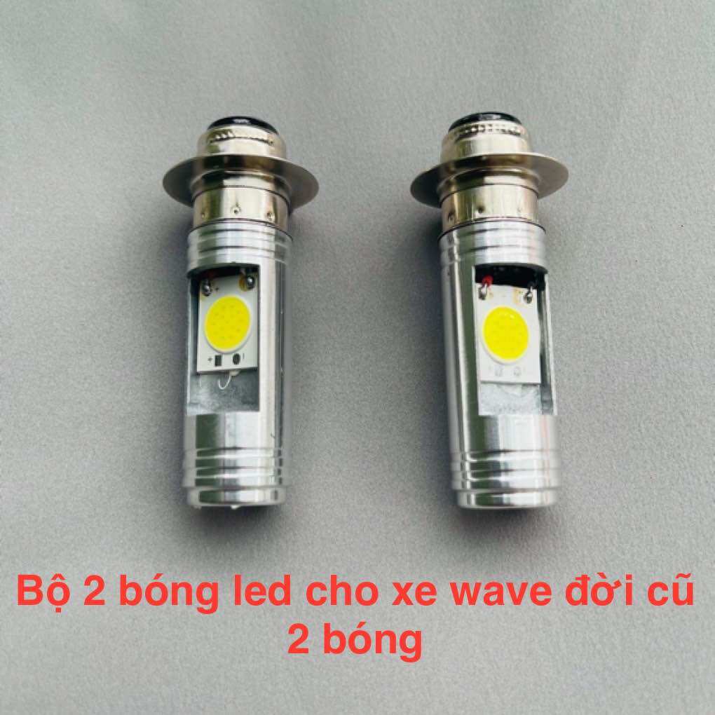 Đèn led cho xe wave 2 bóng siêu sáng - 1 đôi