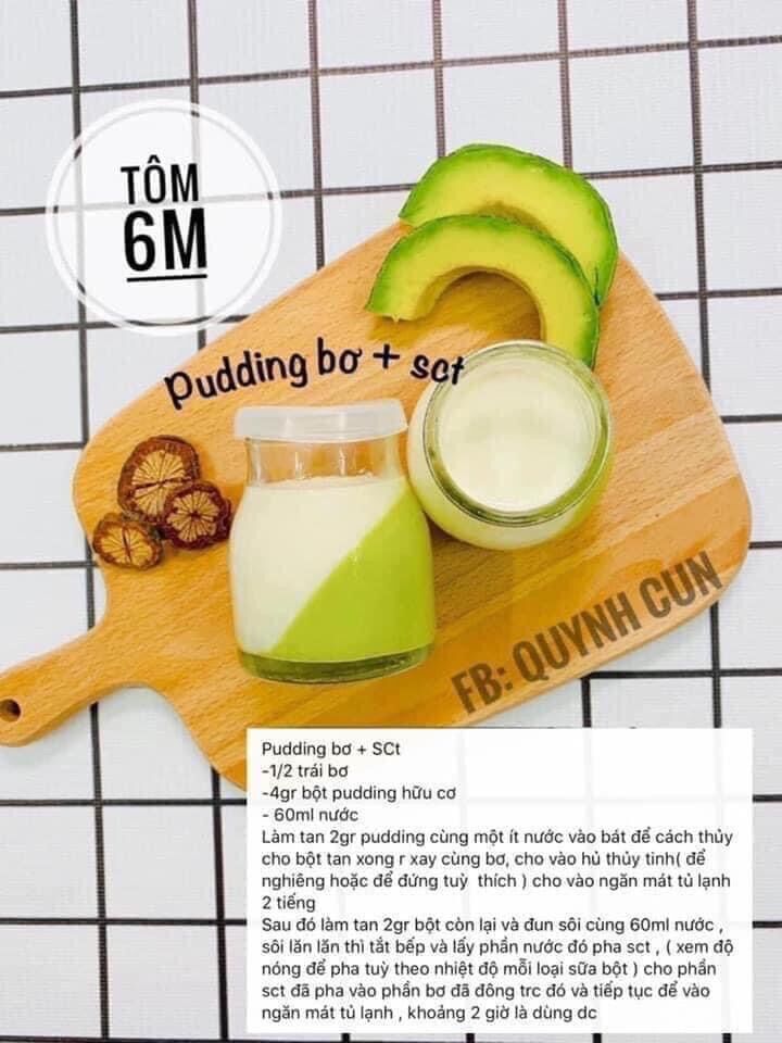 Bột pudding hữu cơ RUF Đức làm món phụ cho bé ăn dặm-40g
