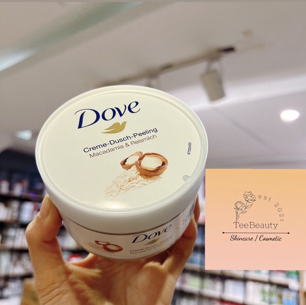 Siêu thơm siêu thích tẩy da chết body dove