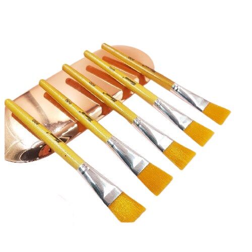 [HCM]Cọ Quét Mặt Nạ Cán Gỗ lông mềm mịn dài 19cm