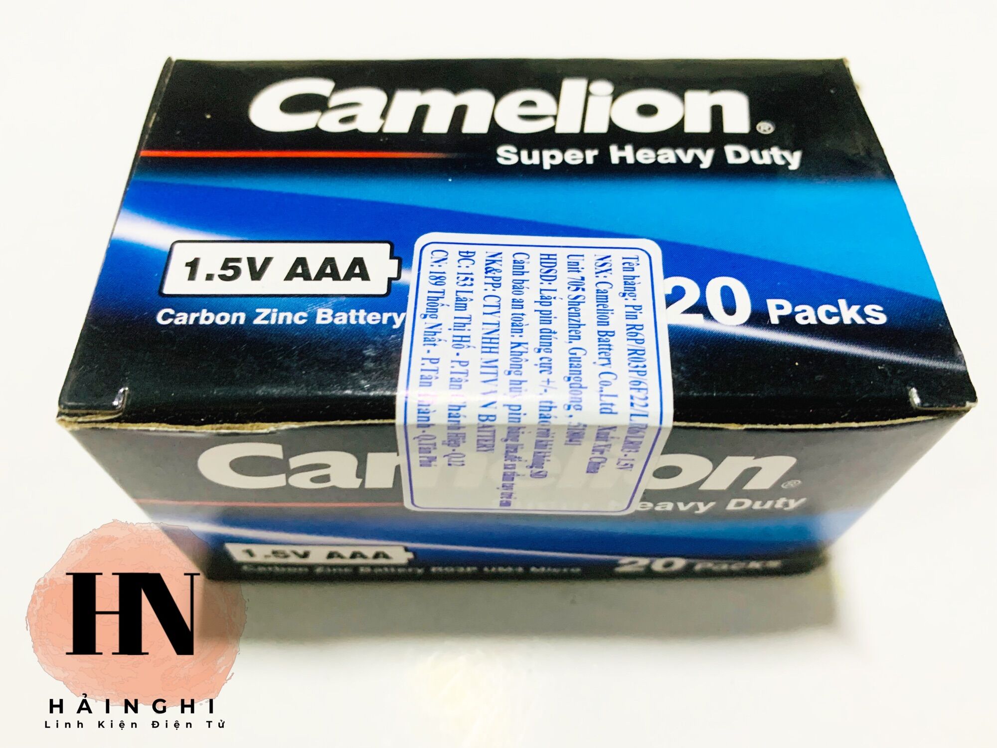 PIN AA(2A) VÀ AAA (3A) CAMELION HỘP 40 VIÊN 1.5V