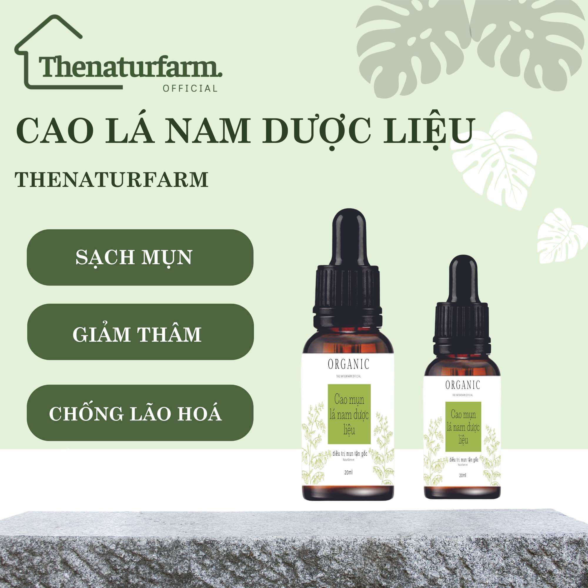 Cao lá nam dược liệu ( cao mụn cô đặc ) 5ML - sạch mụn tận gốc, không tái phát
