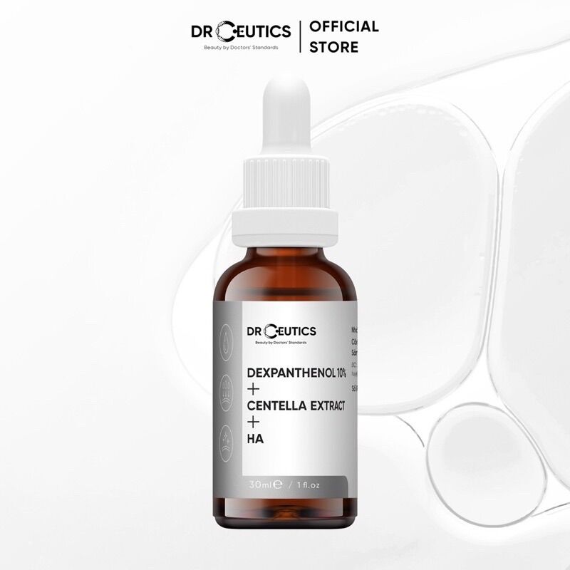Serum B5 DrCeutics Cấp Ẩm & Phục Hồi Da Dexpanthenol 10% + Centella extract HA