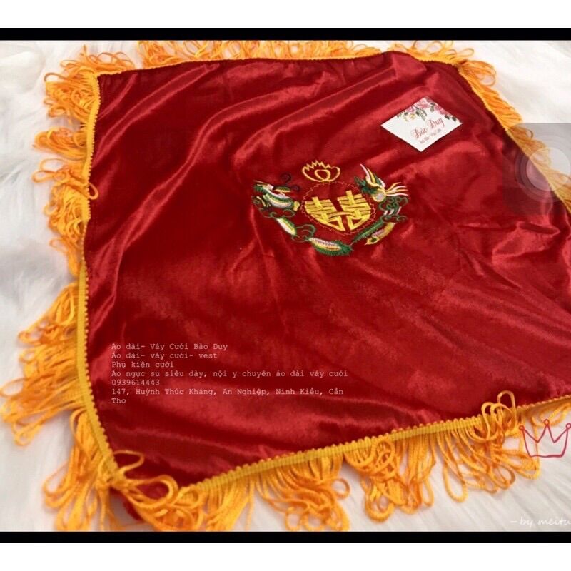 Velvet Wedding Towels, Fruit Tray Towels