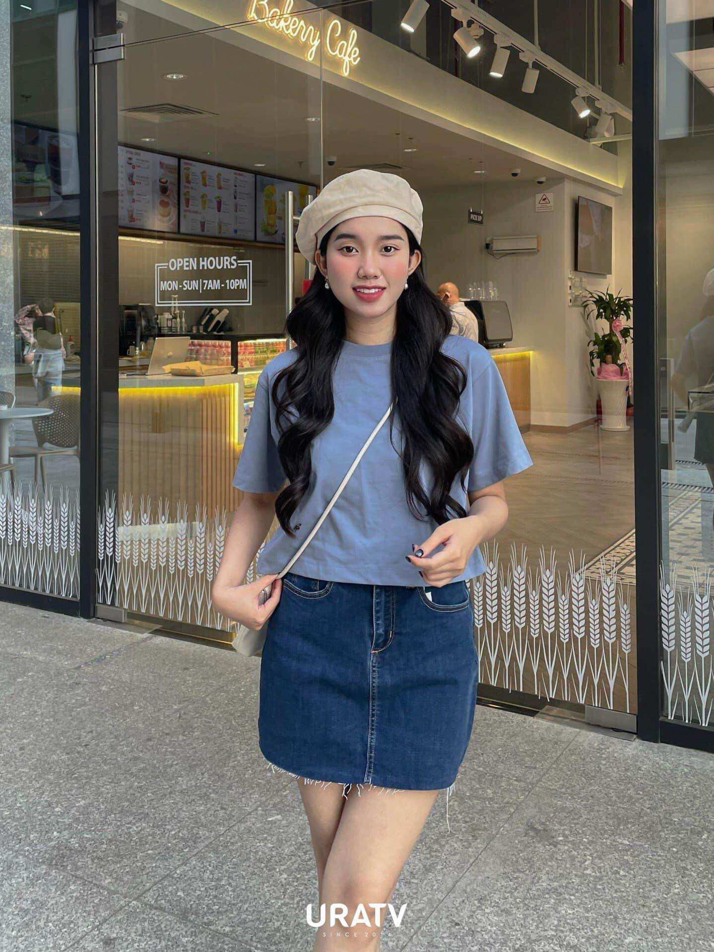 [CÓ SẴN-ẢNH THẬT] Áo Crop trơn tay ngắn