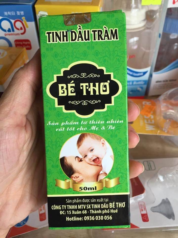 Dầu tràm Bé Thơ 50ml cho trẻ sơ sinh
