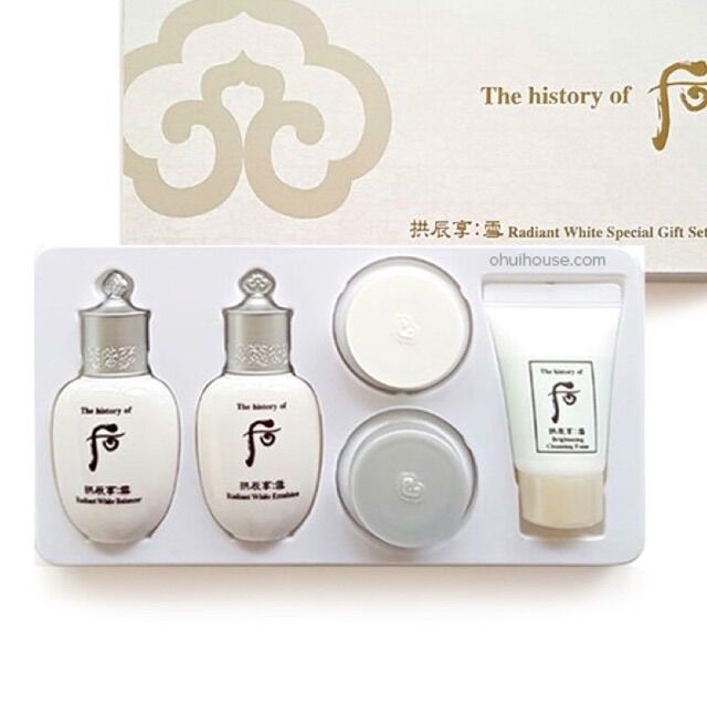 Set dưỡng trắng da đông y ưhoo mini 5 sản phẩm