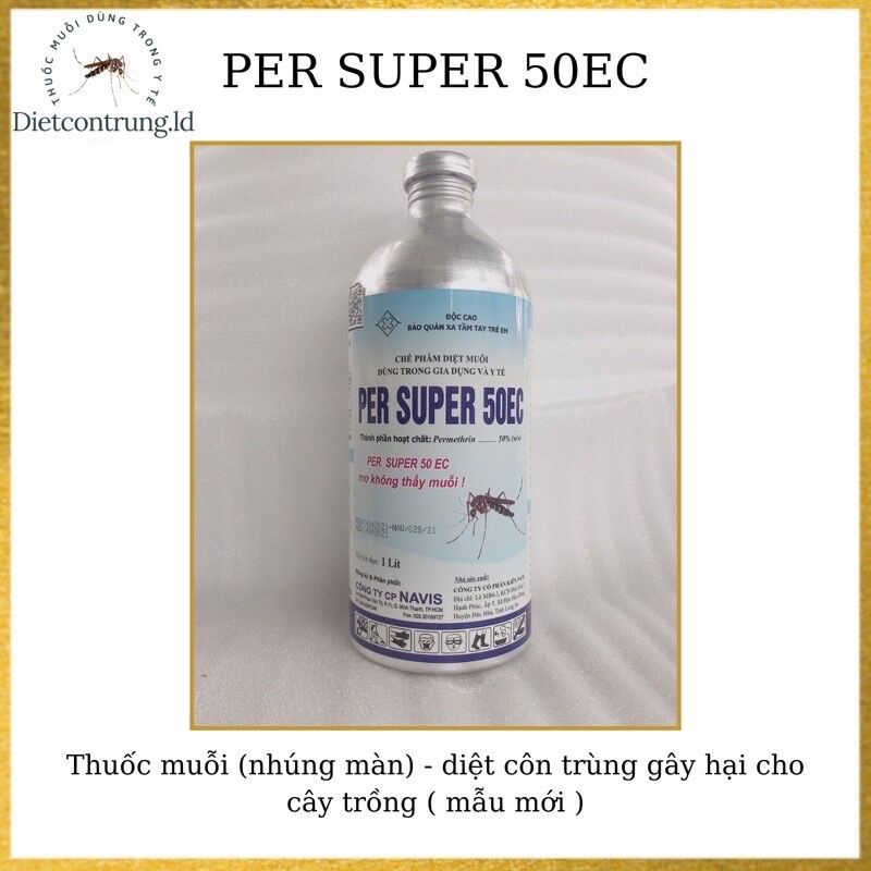 Thuốc diệt côn trùng per super 50ec chai 1 lít