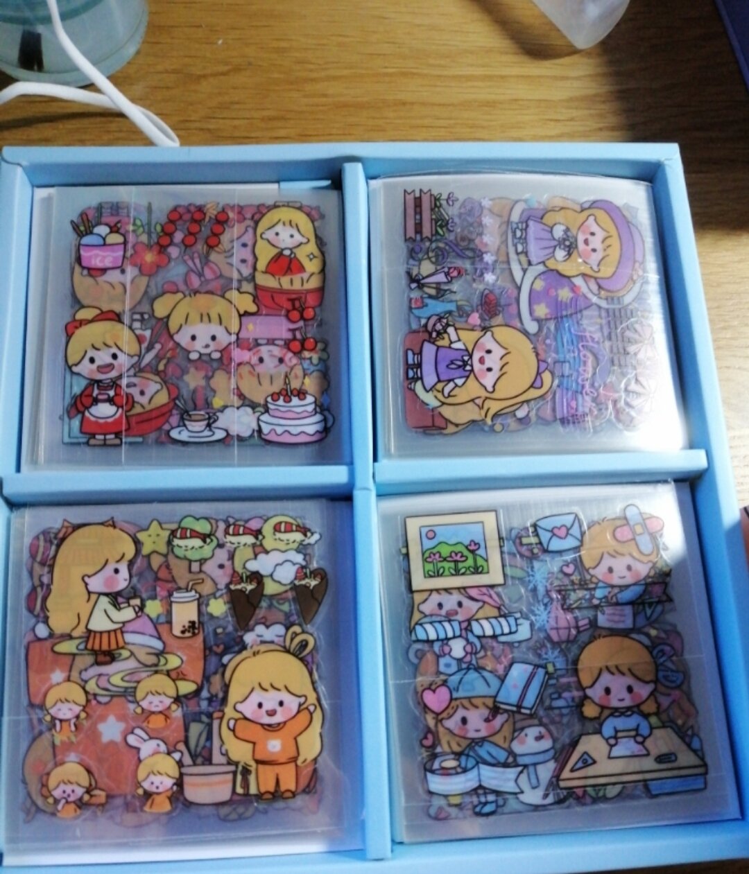 Set 100 tờ Sticker trang trí sổ tay bình nước