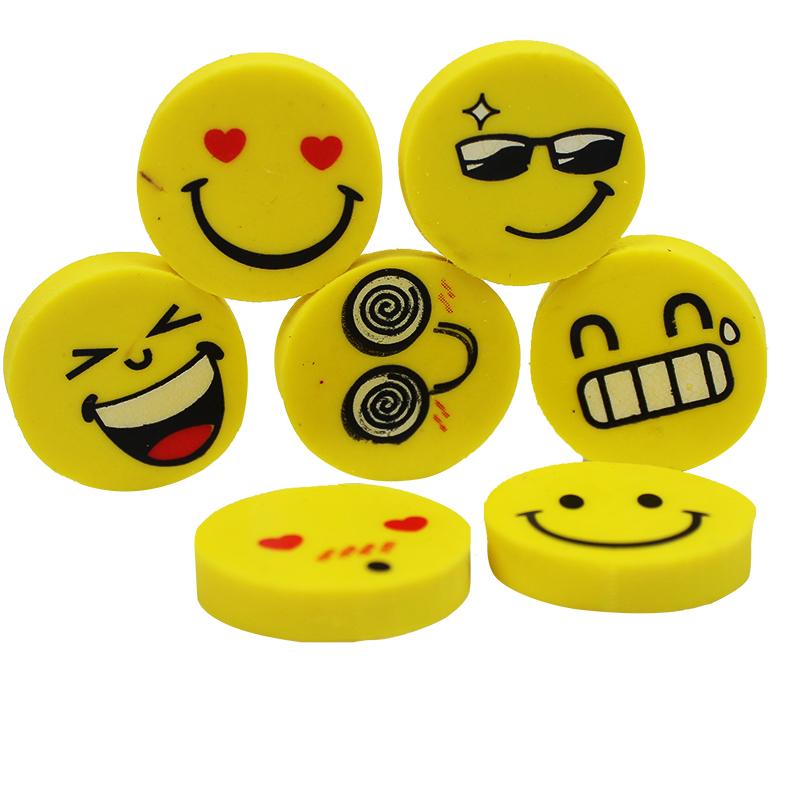 Gôm tẩy chì họa tiết emoji (túi 4 viên)
