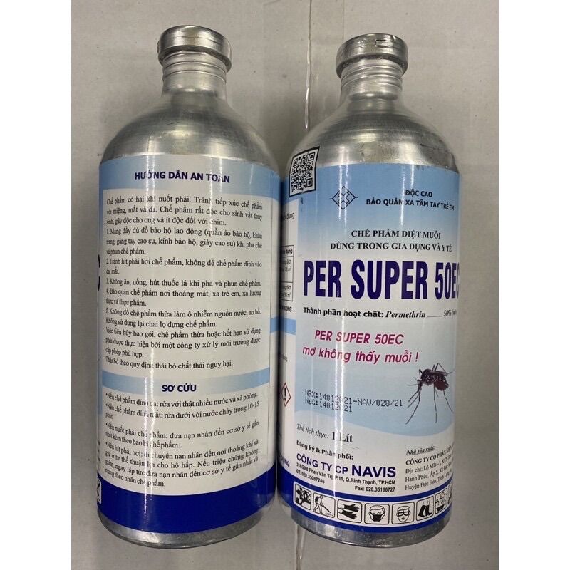 Thuốc diệt côn trùng per super 50ec chai 1 lít