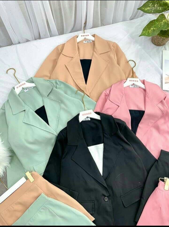 SET ÁO VEST + CHÂN VÁY (CÓ 5 MÀU)
