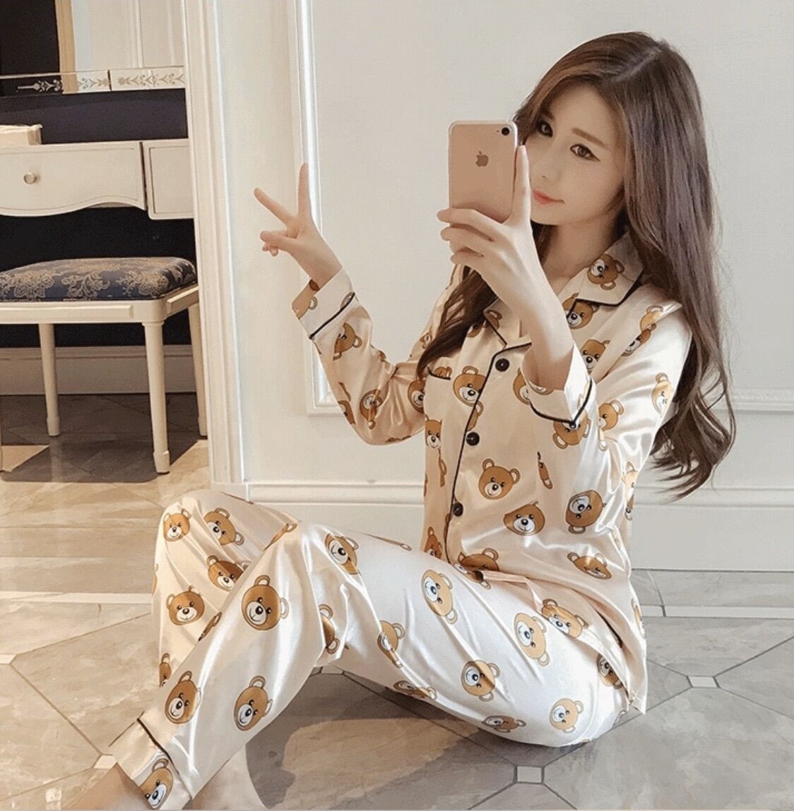 SET BỘ  NGỦ PIZAMA  PHI LỤA - Y56