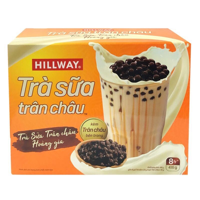 Hộp trà sữa trân châu hillway 416g