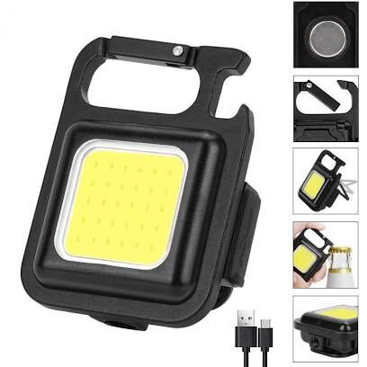 ĐÈN PIN COB LED ( 3 CHẾ ĐỘ ) SIÊU SÁNG-MÓC KHÓA MỞ NẮP CHAI