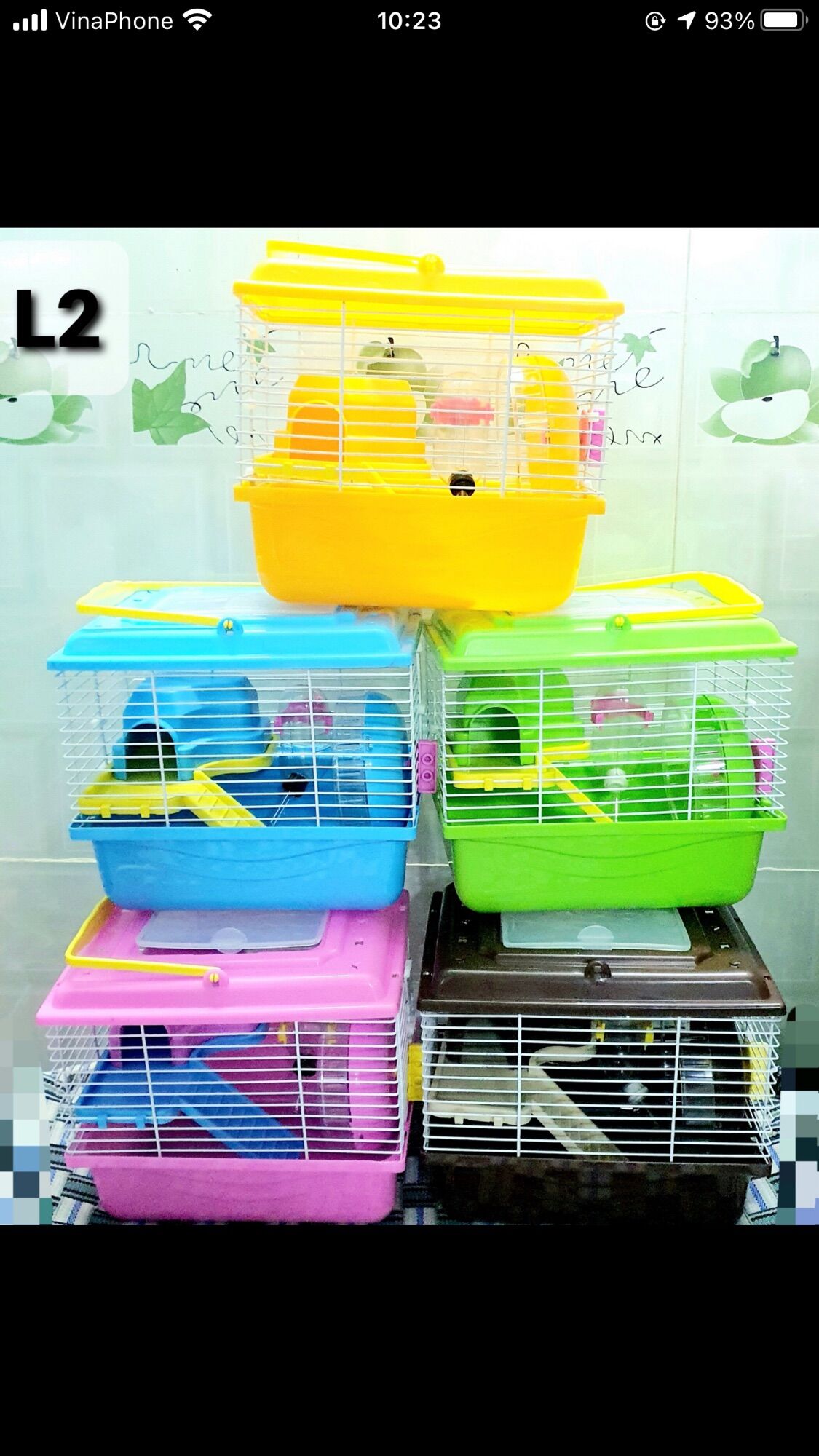 Lồng Chuồng mini có tầng lầu cho hamster, pet nhỏ,…